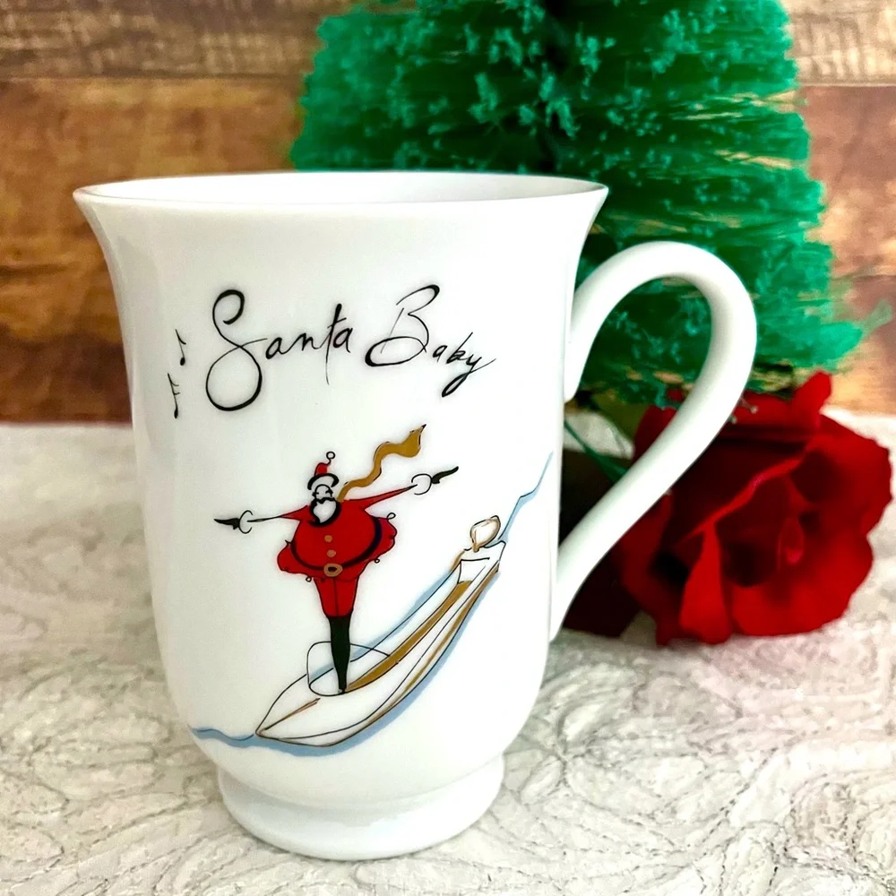 Fun Santa Baby Mug by Pottery Barn